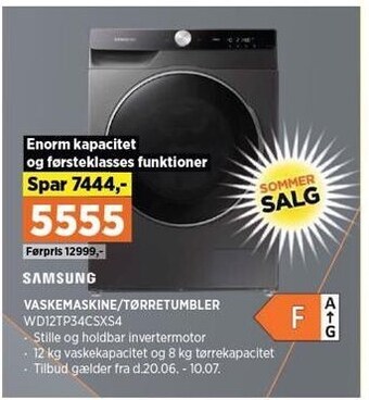 Vaskemaskine/tørretumbler