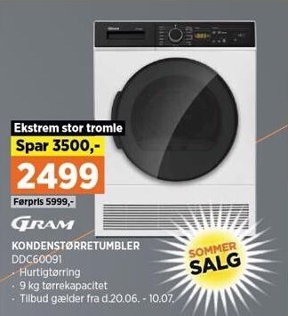Power Kondenstørretumbler tilbud