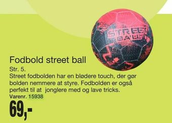 Harald Nyborg Fodbold street ball tilbud