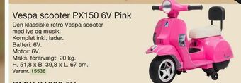 Harald Nyborg Vespa scooter PX150 6V Pink tilbud