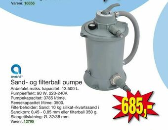 Harald Nyborg Sand- og filterball pumpe tilbud