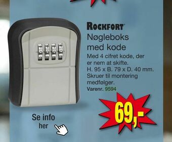 Harald Nyborg Nøgleboks med kode tilbud