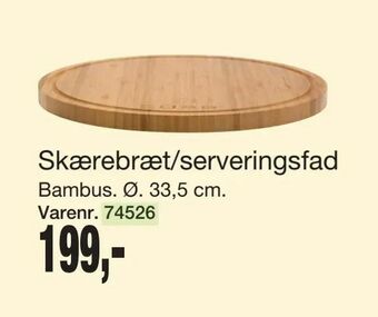 Harald Nyborg Skærebræt/serveringsfad tilbud