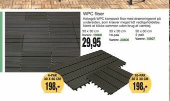 WPC fliser