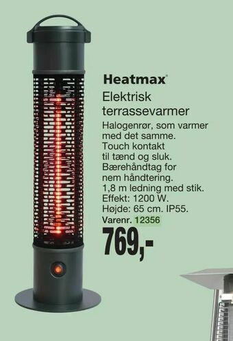 Harald Nyborg Elektrisk terrassevarmer tilbud