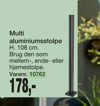 Harald Nyborg Multi aluminiumsstolpe tilbud