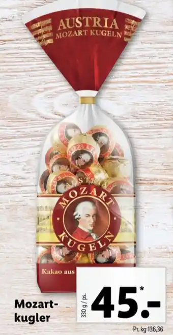 Mozart dessertchokolade