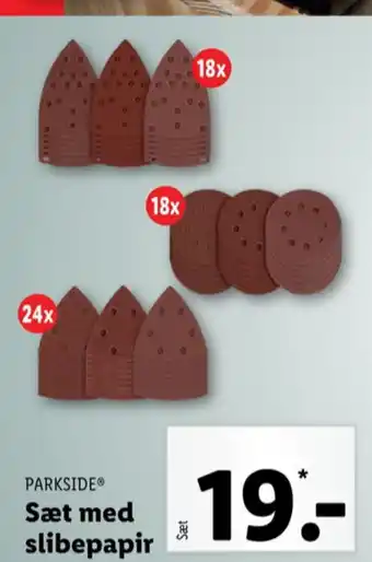 Lidl Parkside slibepapir tilbud