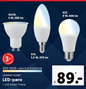 Livarno led pære