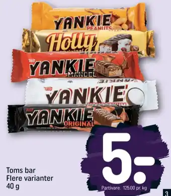 REMA 1000 Yankie chokoladebar tilbud
