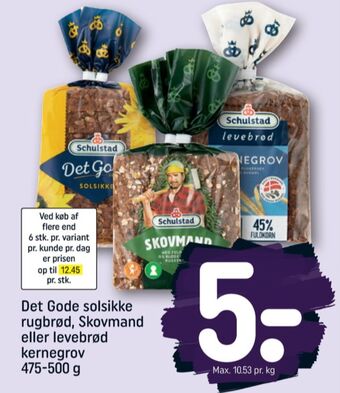 REMA 1000 Skovmand rugbrød-skiver tilbud
