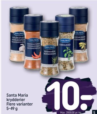 REMA 1000 Santa maria krydderier tilbud