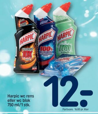 REMA 1000 Harpic wc-rens tilbud