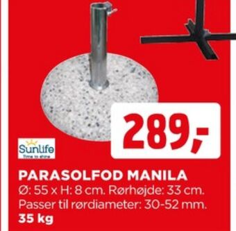 Sunlife parasolfod