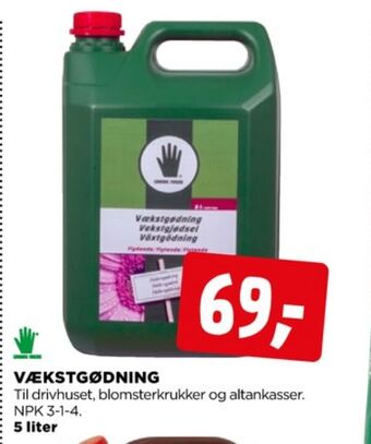 jem & fix Grønne fingre gødning tilbud