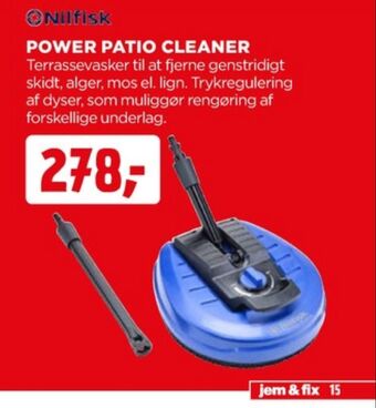 jem & fix Nilfisk terrasserenser tilbud