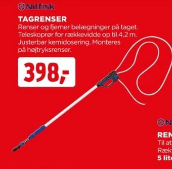jem & fix Nilfisk tagrenser tilbud