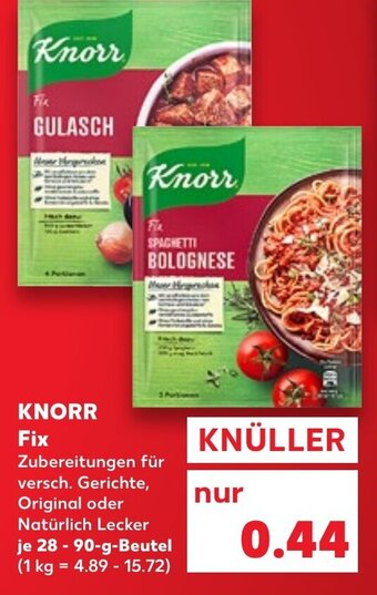 Kaufland DE KNORR fix tilbud