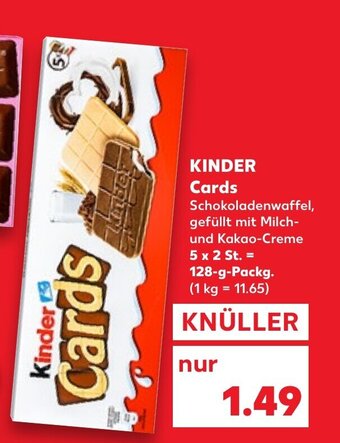 KINDER cards