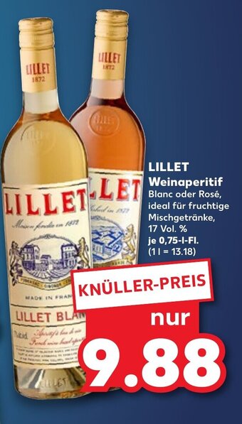 LILLET weinaperitif