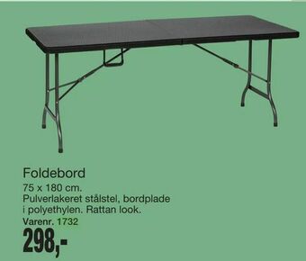 Harald Nyborg Foldebord tilbud