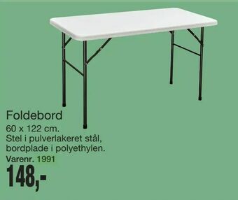 Harald Nyborg Foldebord tilbud