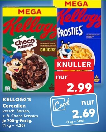 Kaufland KELLOGG'S cerealien tilbud