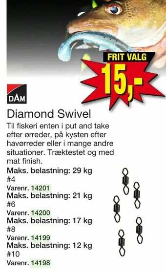 Harald Nyborg Diamond Swivel tilbud
