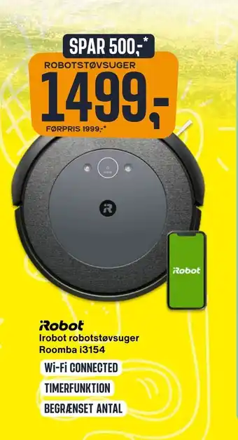 Irobot robotstøvsuger Roomba i3154
