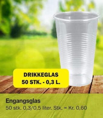 Købmandsgården Engangsglas tilbud