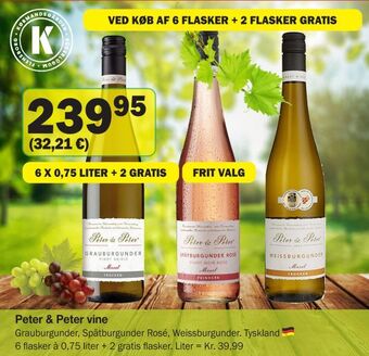 Købmandsgården Peter & Peter vine tilbud