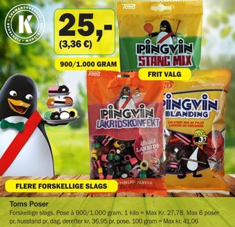 Købmandsgården Toms Poser tilbud