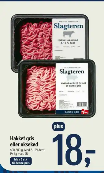 Føtex Hakket gris eller oksekød tilbud