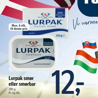Føtex Lurpak smør eller smørbar tilbud