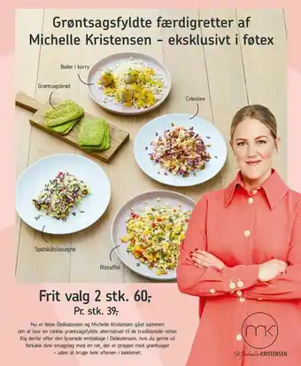 Grøntsagsfyldte færdigretter af Michelle Kristensen - eksklusivt i føtex