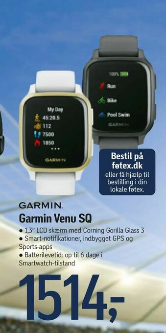 Føtex Garmin Venu SQ tilbud