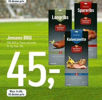 Føtex Jensens BBQ tilbud