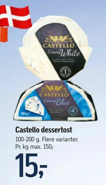Føtex Castello dessertost tilbud