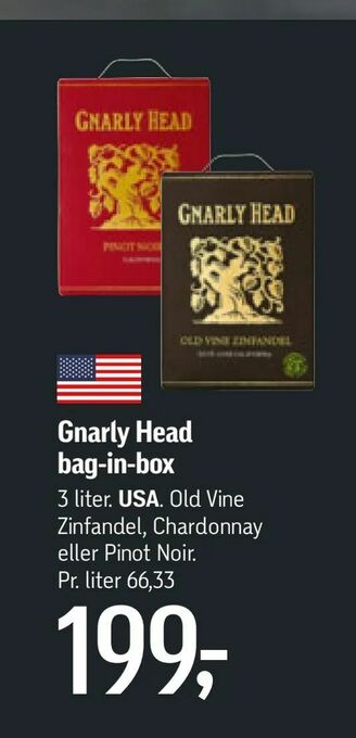Føtex Gnarly Head bag-in-box tilbud