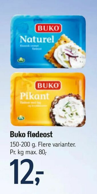 Føtex Buko flødeost tilbud
