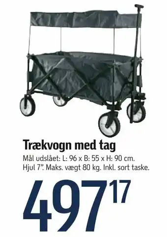 Trækvogn med tag