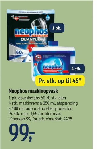 Føtex Neophos maskinopvask tilbud