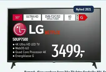 Føtex LG 50up7500 tilbud