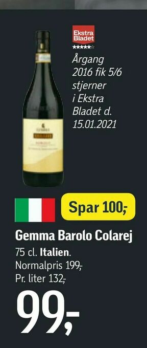 Føtex Gemma Barolo Colarej tilbud