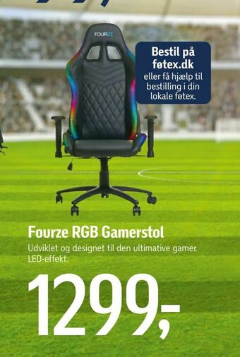 Føtex Fourze RGB Gamerstol tilbud