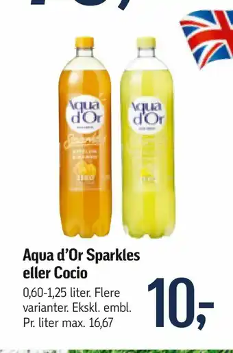 Føtex Aqua d'Or Sparkles eller Cocio tilbud