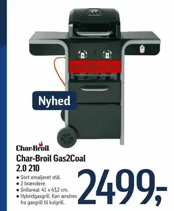 Føtex Char-Broil Gas2Coal 2,0 210 tilbud