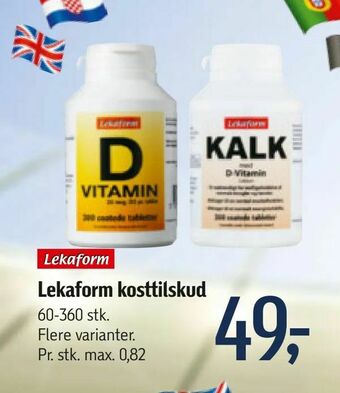 Føtex Lekaform kosttilskud tilbud
