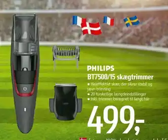 Føtex BT7500/15 skægtrimmer tilbud