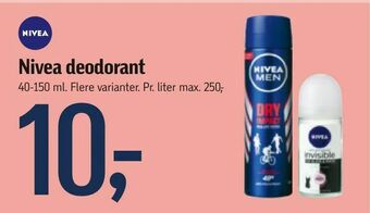 Føtex Nivea deodorant tilbud